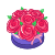 Pink Rose Bucket